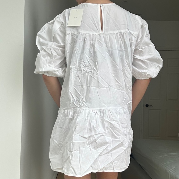 WHITE PUFFY DRESS - Picture 3 of 6